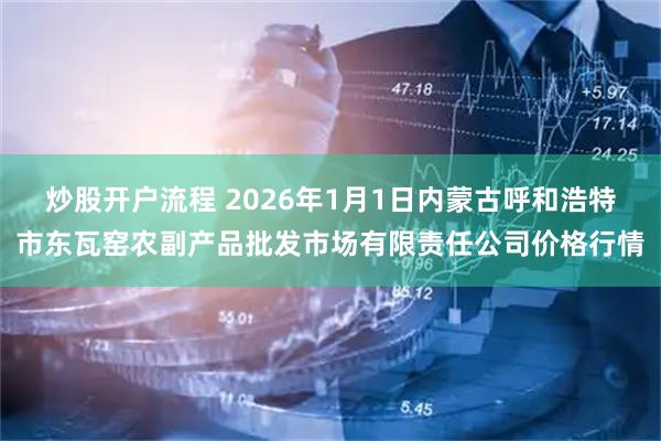 炒股开户流程 2026年1月1日内蒙古呼和浩特市东瓦窑农副产品批发市场有限责任公司价格行情